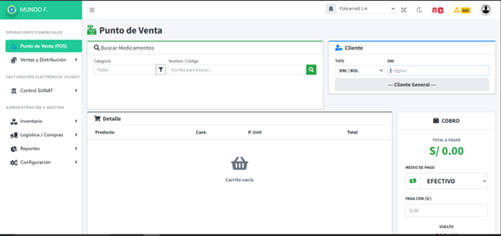 Sistema de control de inventarios y ventas para empresa